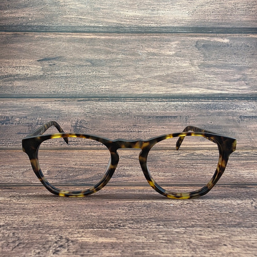 Warby Parker Topper M 939 Tortoise Shell Round Eyeglass Frames 48-21-140